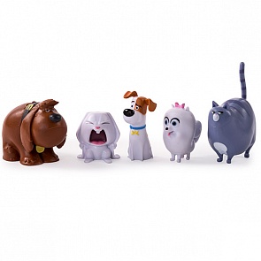 5 мини-фигурок Secret Life of Pets - Тайная жизнь домашних животных (Spin Master, 72817)
